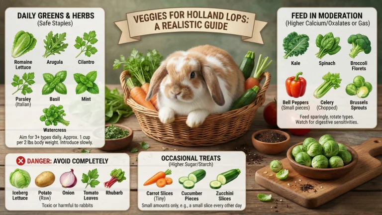 Veggies for Holland Lops