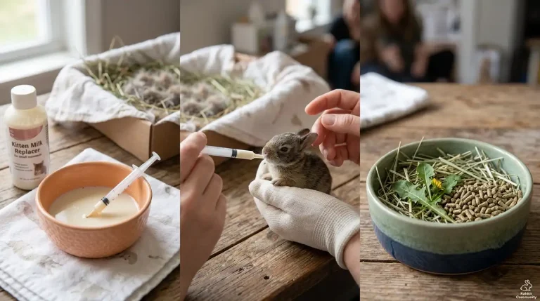 What to Eat Baby Rabbits Without Mother