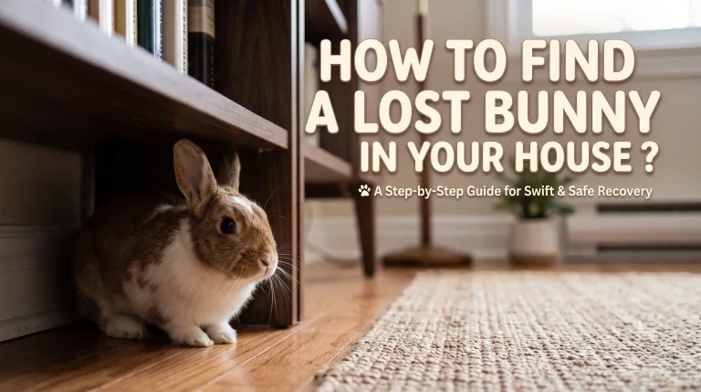 How to Find a Lost Bunny in Your House?