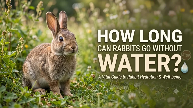 how long can rabbits go without water
